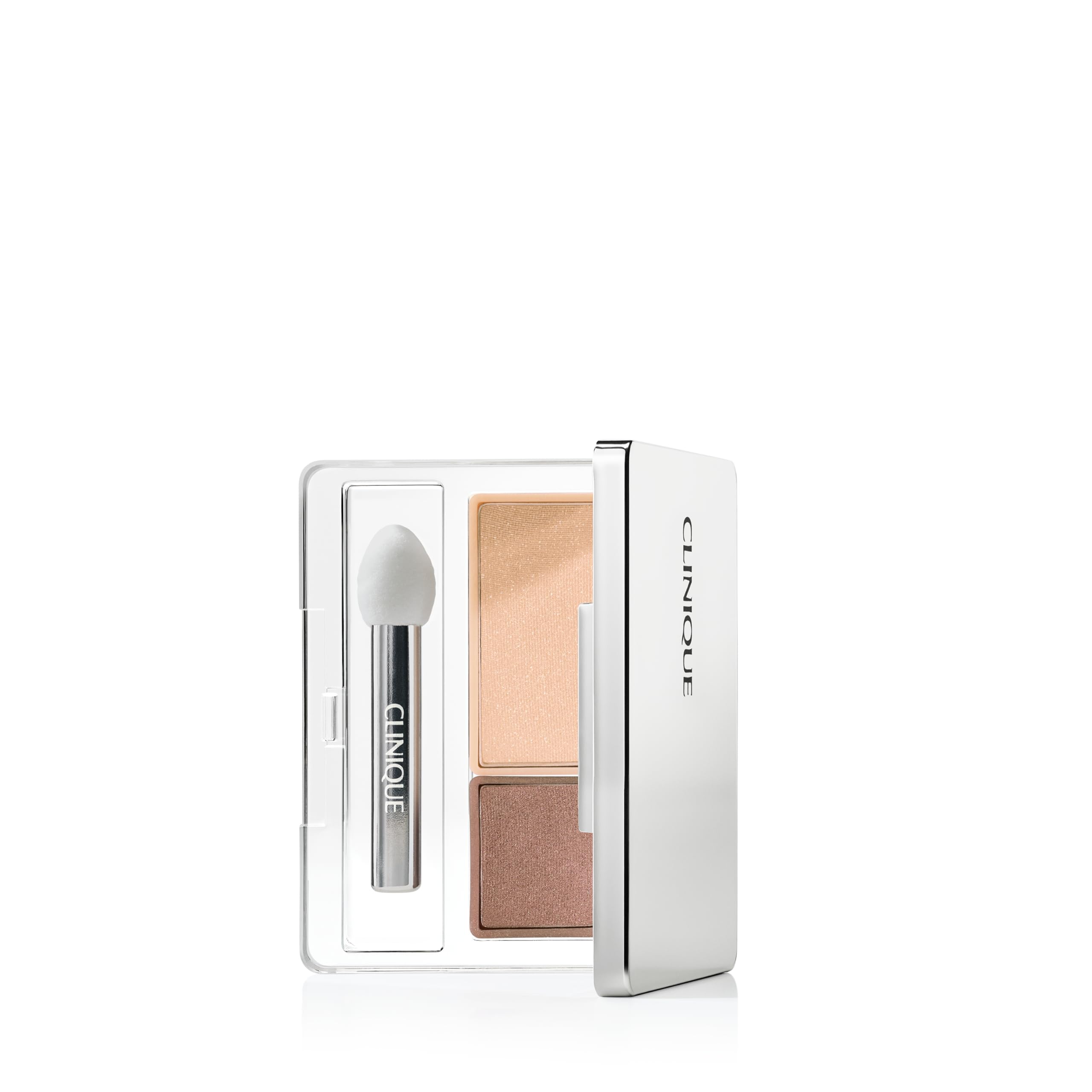 Clinique All About Shadow Duo Eye Shadow Makeup | Safe For Sensitive Eyes, Like Mink, 0.05 Ounce
