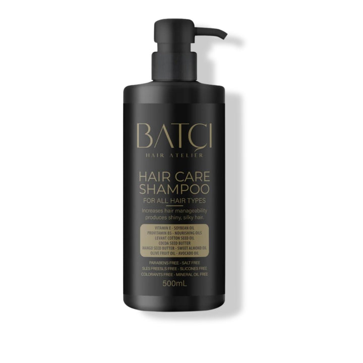 Batci Hair Atelier Provitamin Shampoo - Paraben and Sulfate-Free, Deep Moisturizing and Strengthening, Suitable for All Hair Types, 500 ml