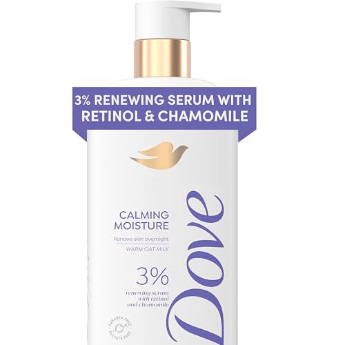 Dove Calming Moisture Body Wash 3% renewing serum with retinol & chamomile 18.5 Fl Oz