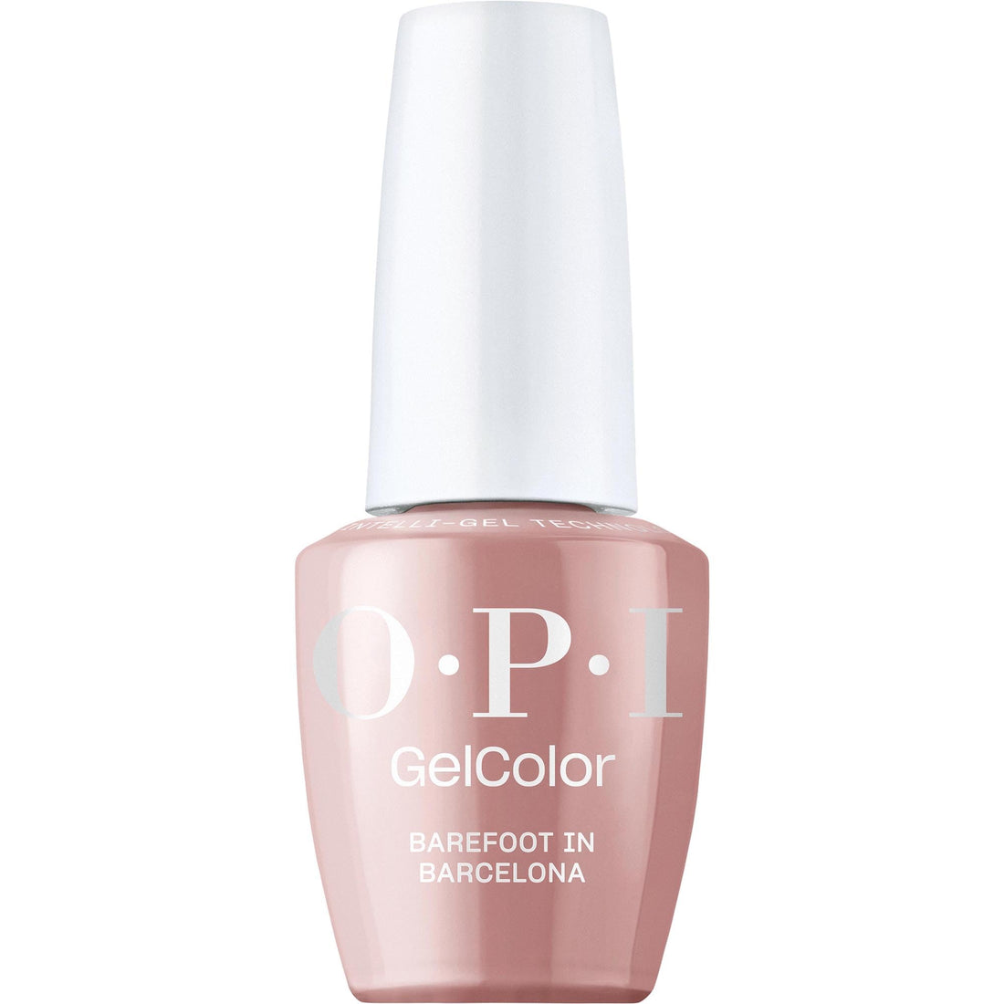 OPI GelColor Barefoot in Barcelona | Opaque Dark Brown Crème UV Cure Gel Nail Polish | Vegan & HEMA Free, Long Lasting, High Shine