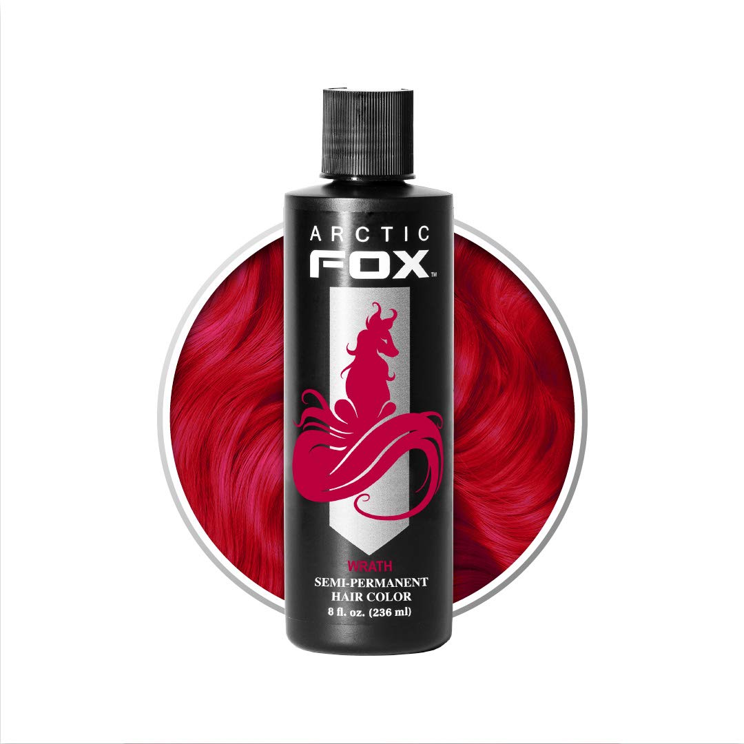 ARCTIC FOX SEMI PERMANENT HAIR COLOUR DYE (8oz, WRATH)