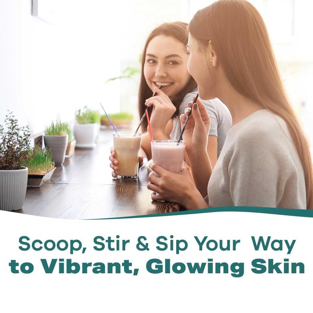 GOBIOTIX Collagen Powder Supplement with Probiotics - Hydrolyzed Protein Collagen Powder for Women - Hair Skin and Nails, Joint and Digestive Health - Collagen Peptides Type I and III - 30 Servings