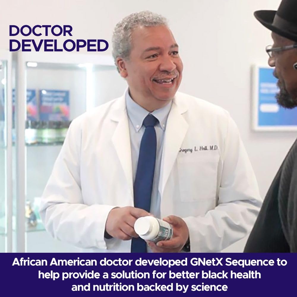 GNetX Sequence Multivitamins for African American Women - Powerful Formula with Vitamin C, Zinc, and Vitamin D for Immune Support and Heart Health