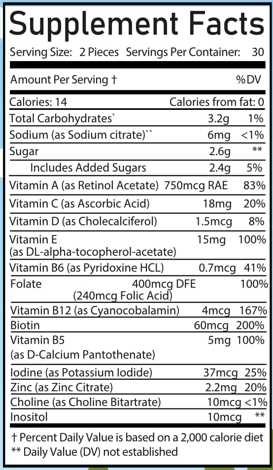 Organic Strength Men's Multivitamin Pectin Gummies: Empowering Your Health with 200% Biotin, Folate 100%, Vitamin A, B12, C, D, E, 100% Daily Intake (60 Count)