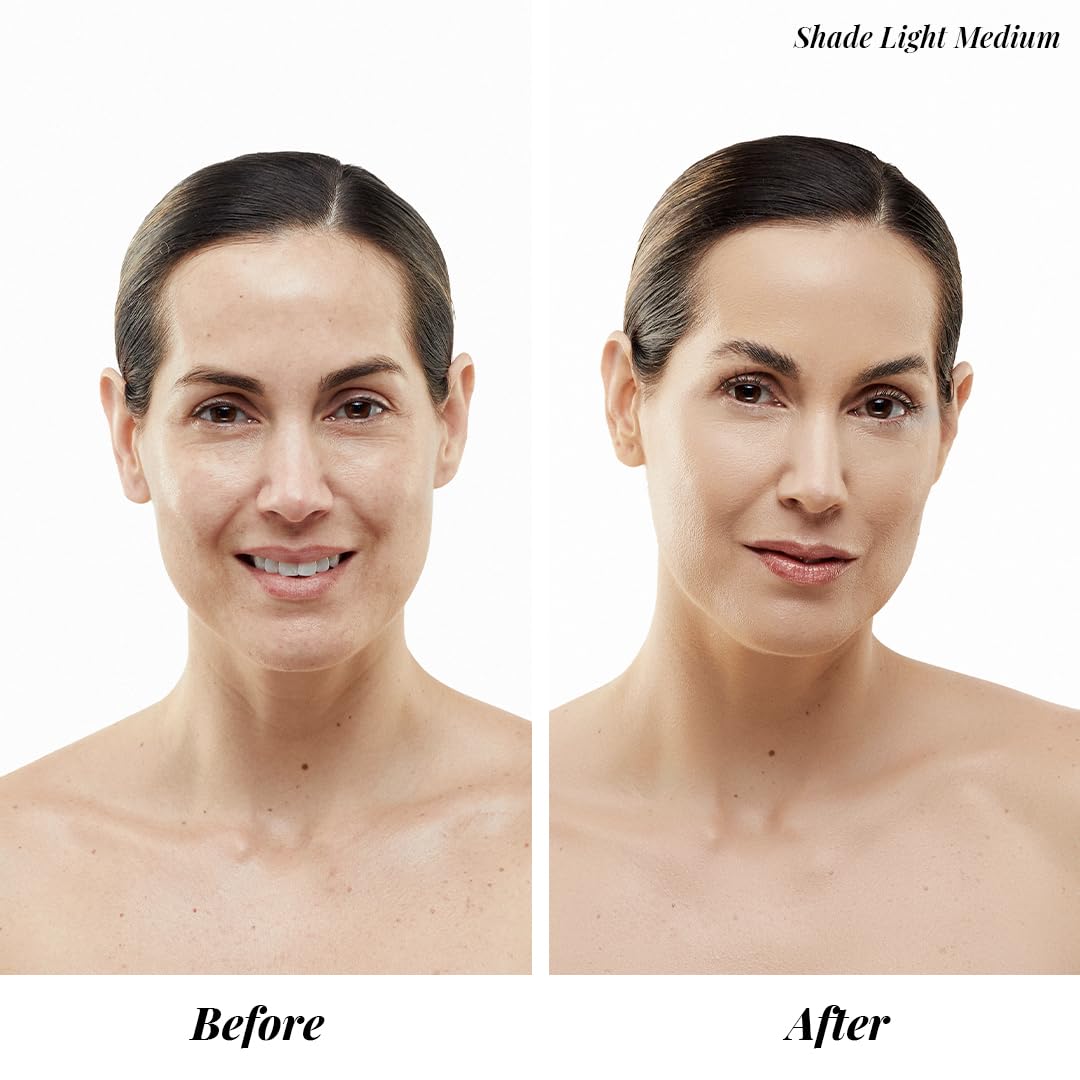 MagicMinerals AirBrush Foundation by Jerome Alexander, Mini Travel Size 1FL Oz, Easy Application Spray Makeup with Anti-aging Ingredients for Smooth Radiant Skin - Warm Beige