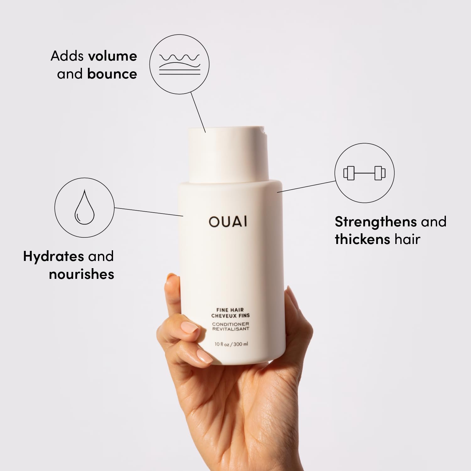 Ouai Fine Shampoo 10 fl oz & Fine Conditioner 10 fl oz
