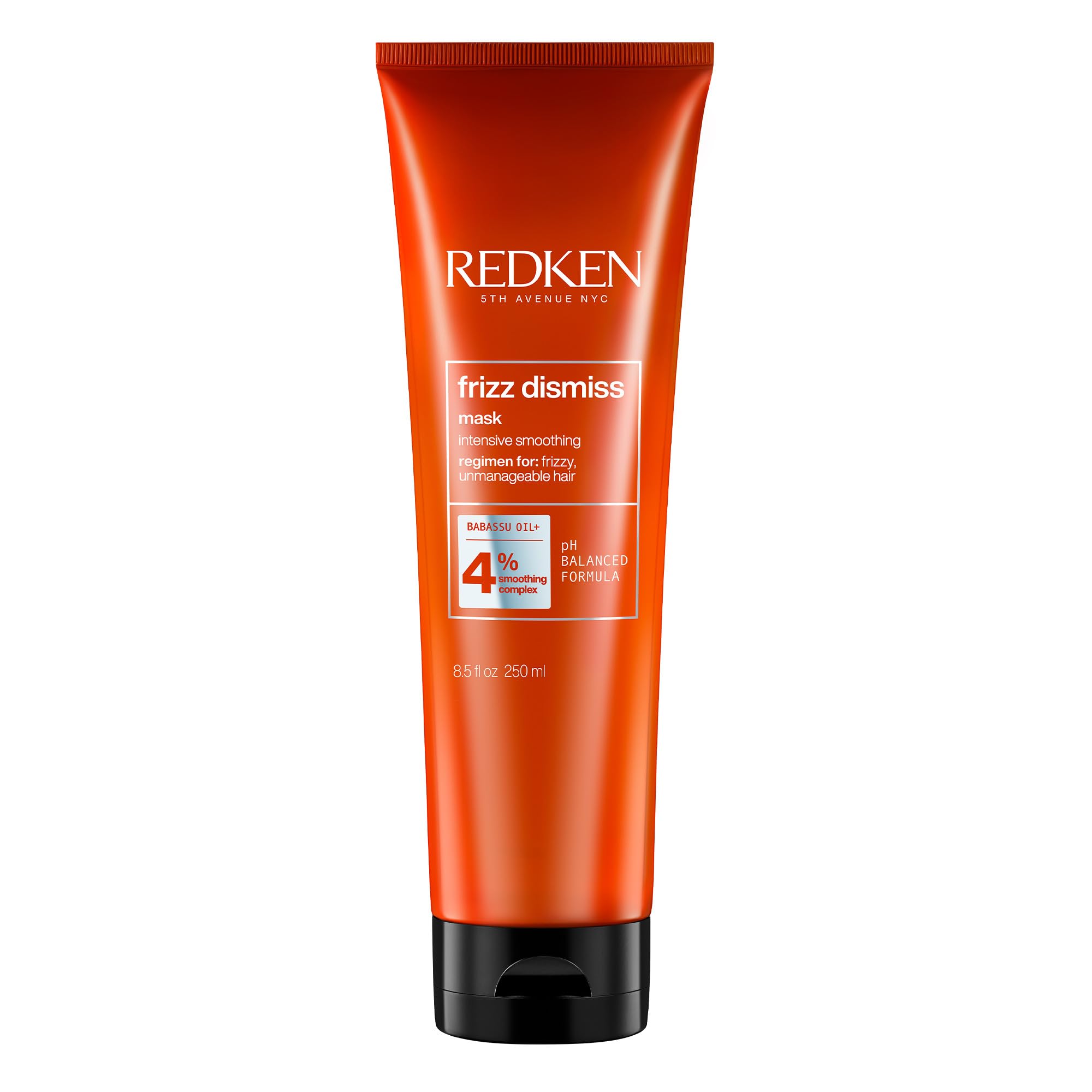 Redken Frizz Dismiss Mask Intense Smoothing Treatment | For Unruly Hair | Ultra Hydrating Smoothing Hair Mask | Sulfate Free | 8.5 Fl Oz, 8.5 fl. oz