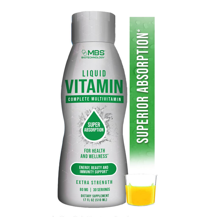 Complete Liquid Multi-Vitamin, Superior Absorption, Easy-to-Drink, Great Taste