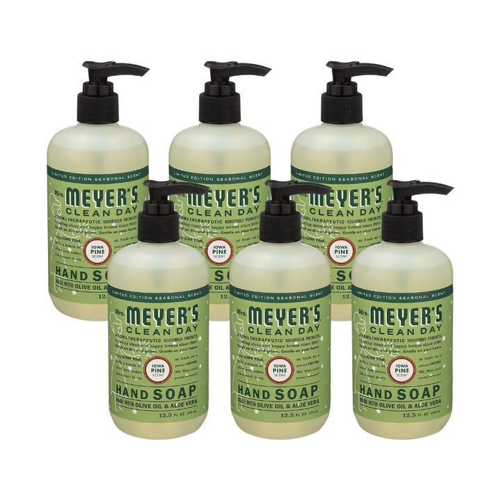 Mrs. Meyers Liquid Hand Soap - Iowa Pine - 12.5 oz - Pack of 6