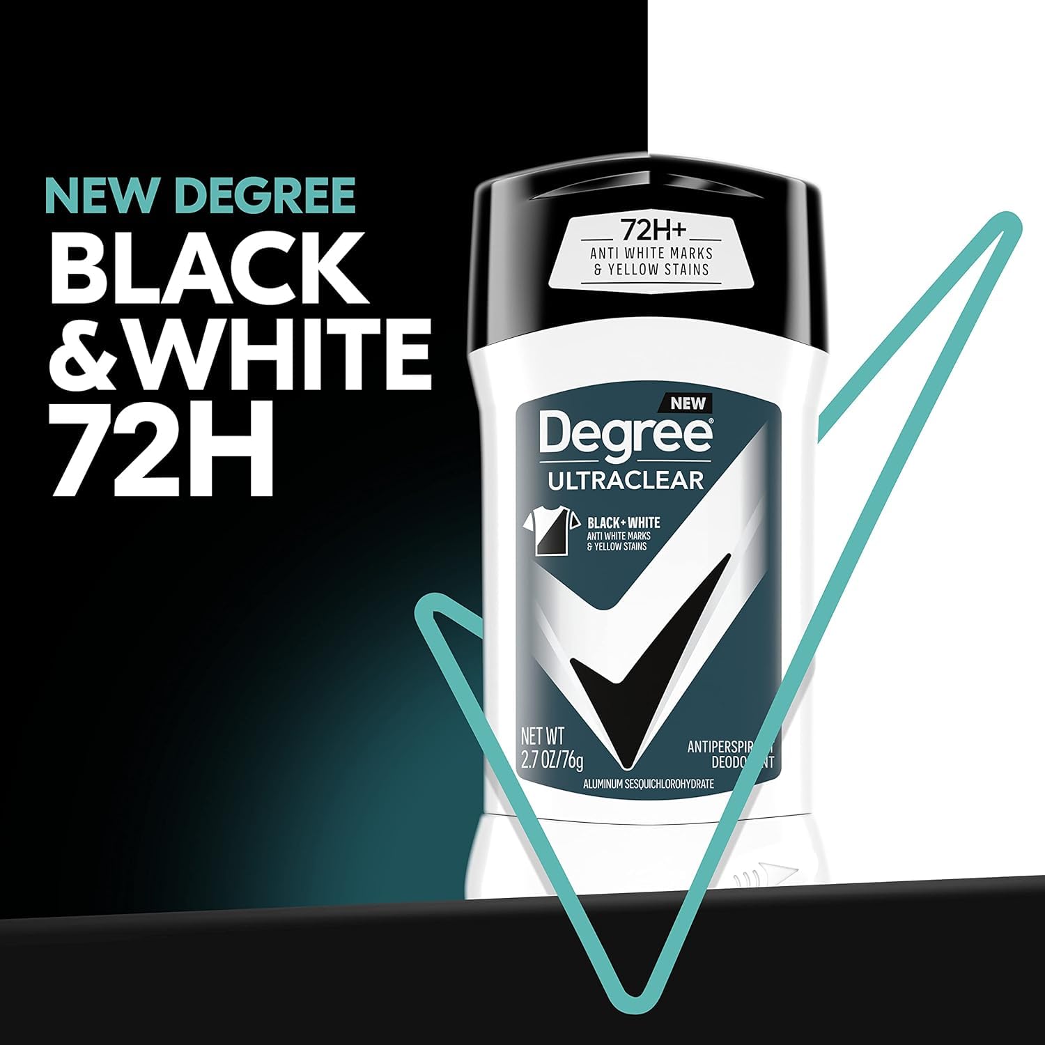 Degree Deodorant 2.7 Ounce Mens Ultra Clear Black & White (79ml) (2 Pack)