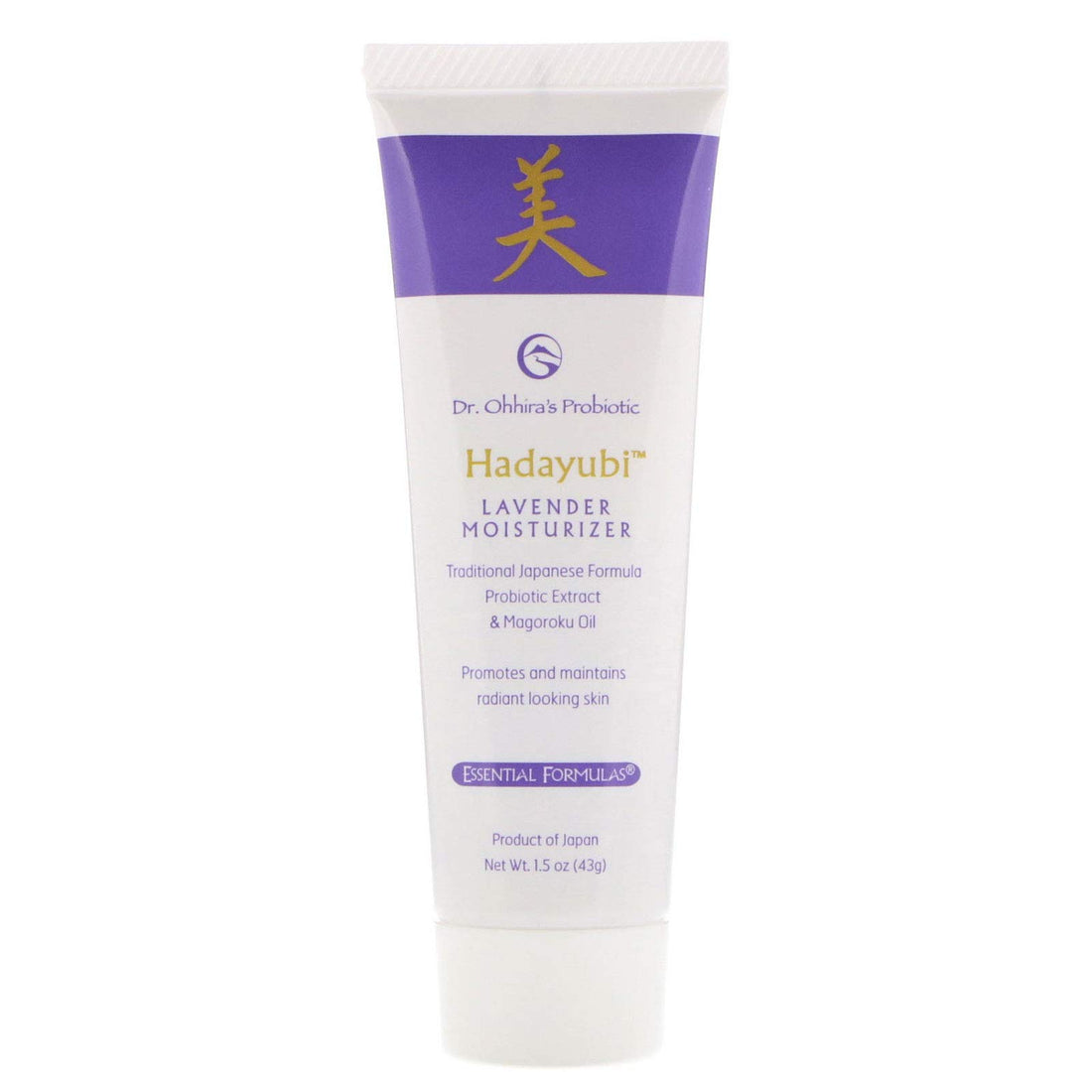 Dr. Ohhira's Probiotic Hadayubi Lavender Moisturizer Essential Formulas 1.5 oz (43 g) Liquid