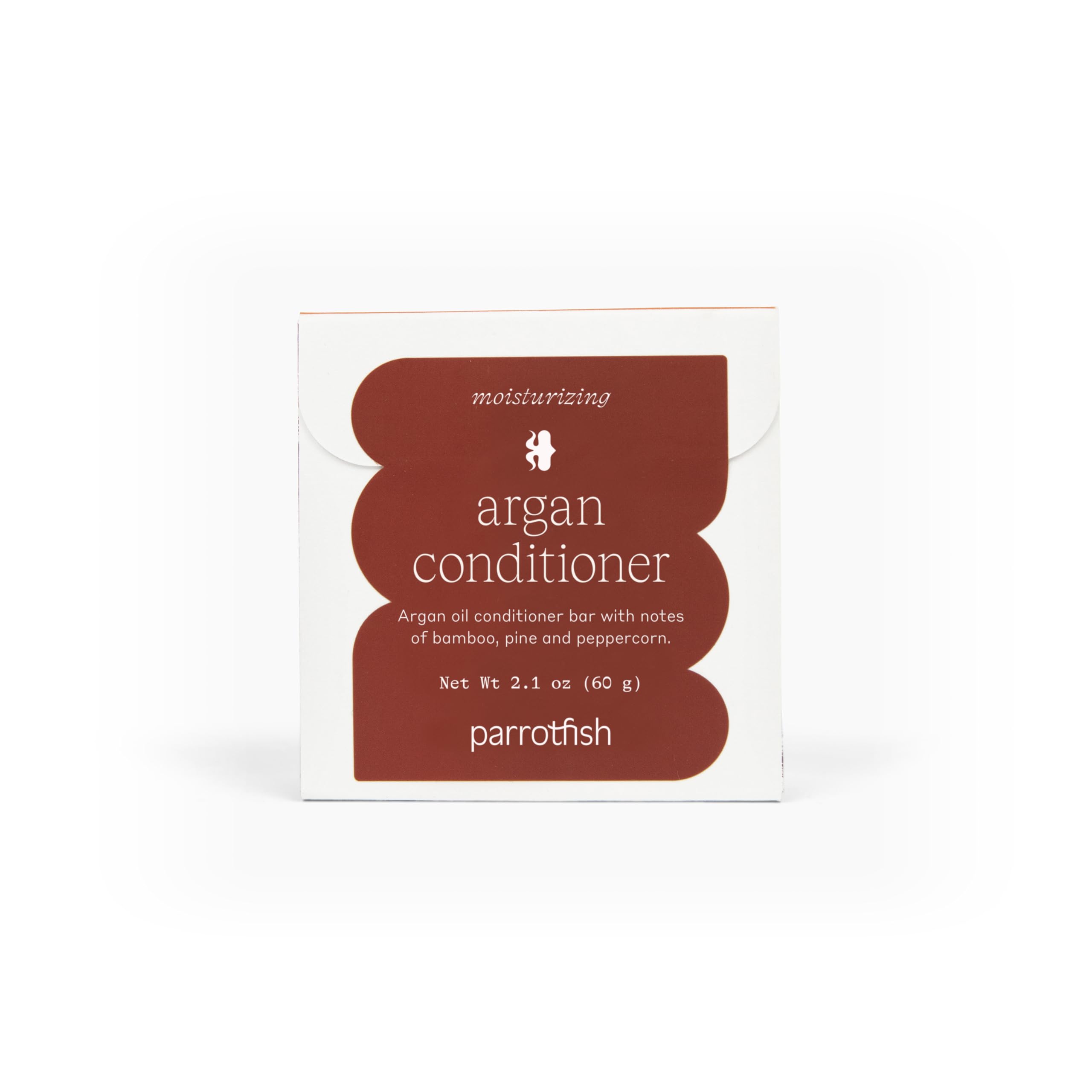 Parrotfish Moisturizing Argan Conditioner Bar | Good for Colored Hair | Vegan (Made in the USA)