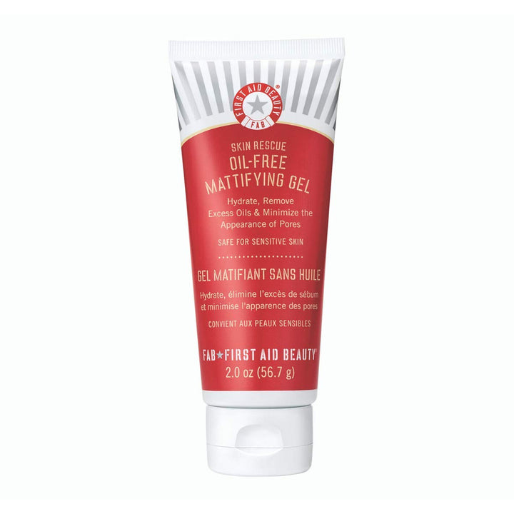 First Aid Beauty Skin Rescue Oil-Free Mattifying Gel, 2 Ounces