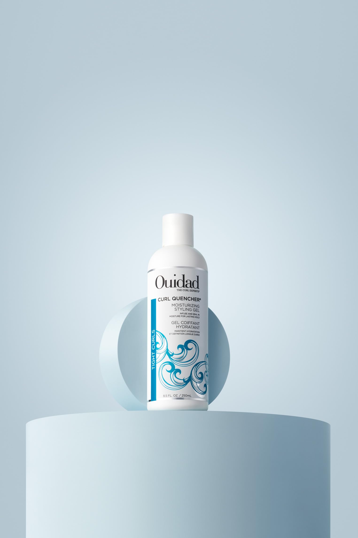 Ouidad Curl Quencher Moisturizing Styling Gel - 8.5 fl oz, Bouncy, Soft & Defined Curls, On-The-Go Style Refresher, Frizz Control, Curl Defining Gel, Flexible Lasting Hold, For Tight Curls