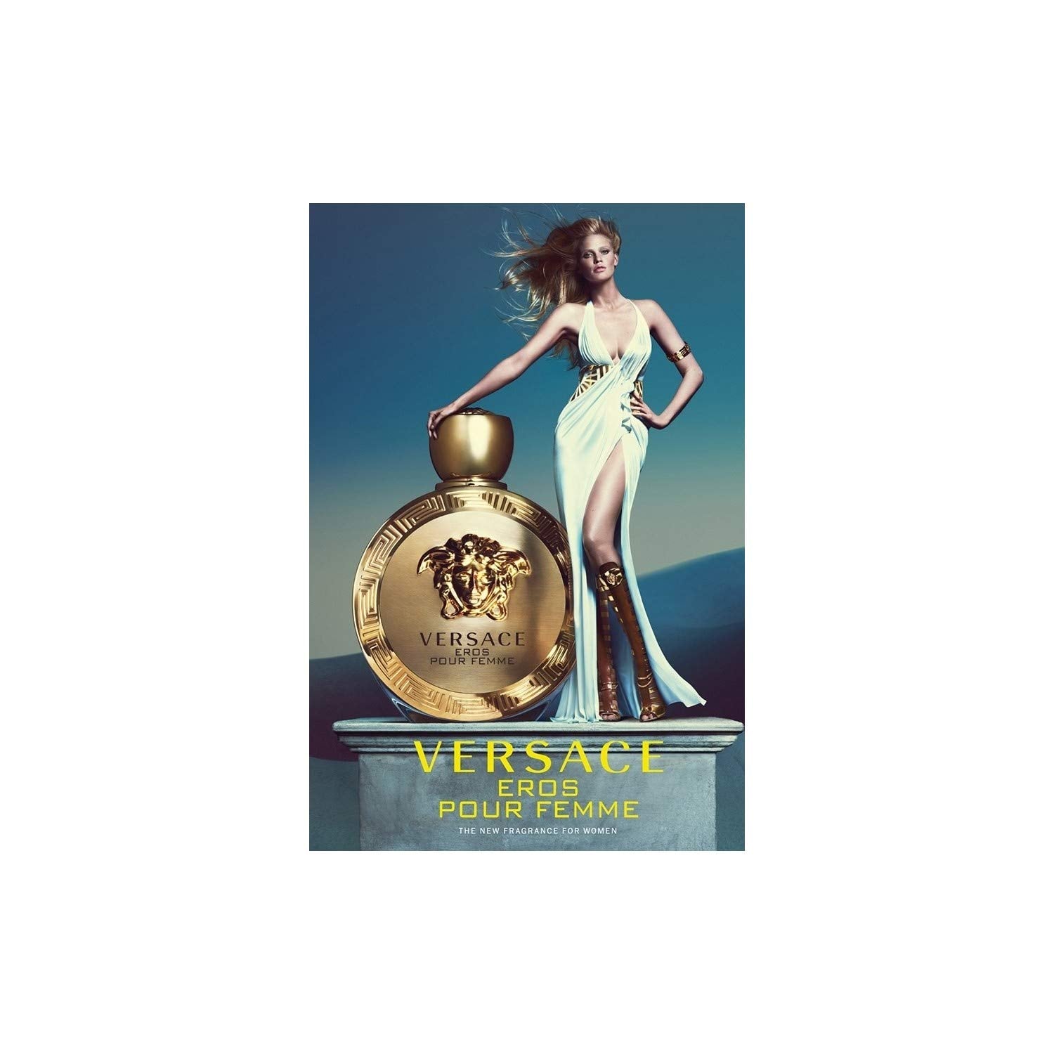Versace Eros Pour Femme Eau De Parfum for Women, 3.4 Fl Oz