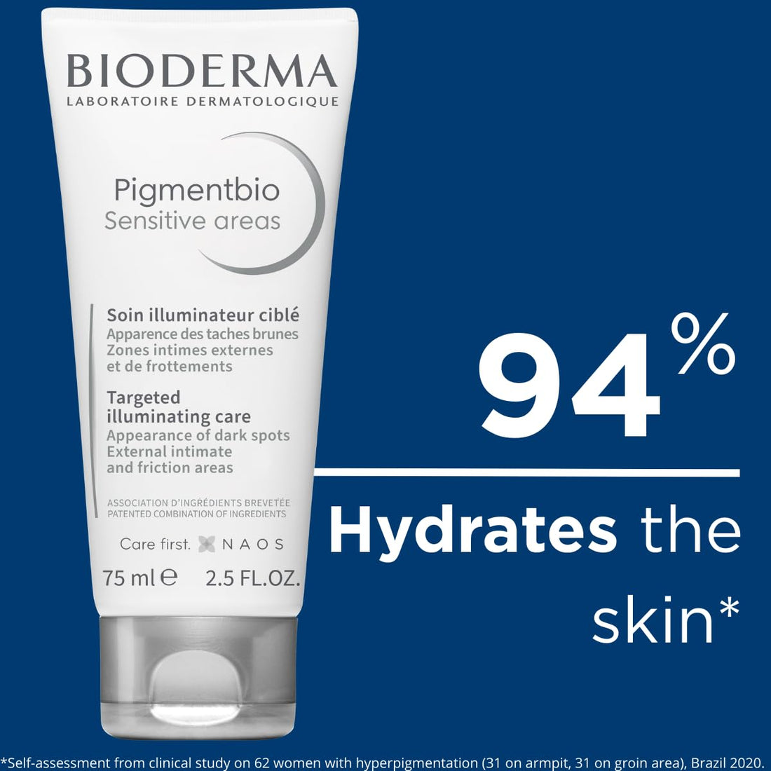 Bioderma Pigmentbio Sensitive Areas Unified And Brightened Skin Tone Even For The Most Delicate Areas -75ml