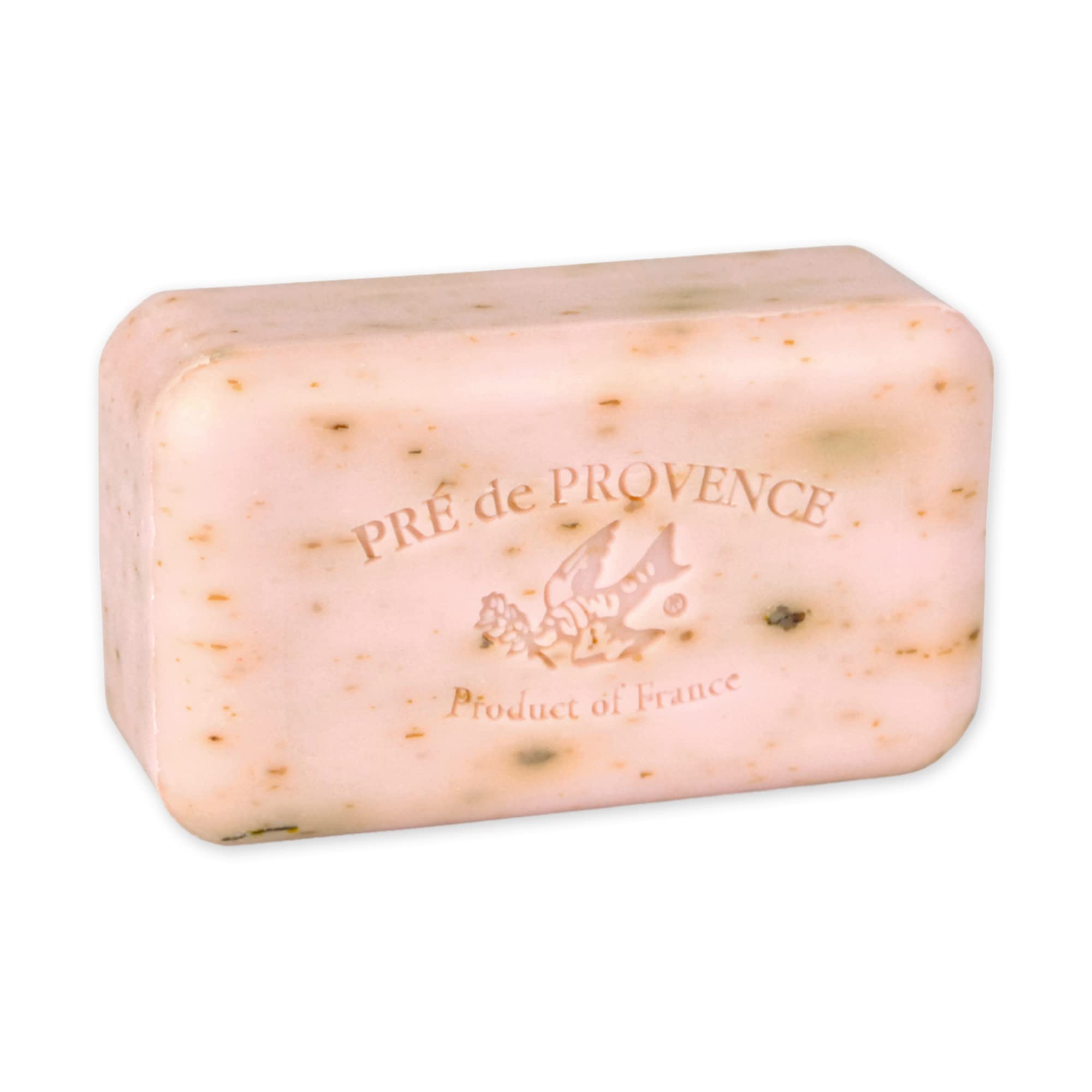 Pre de Provence Artisanal French Moisturizing Soap Bar, Shea Butter Enriched, Quad Milled for Long Lasting Rich Smooth Lather, 5.3 Ounce, Rose Petal