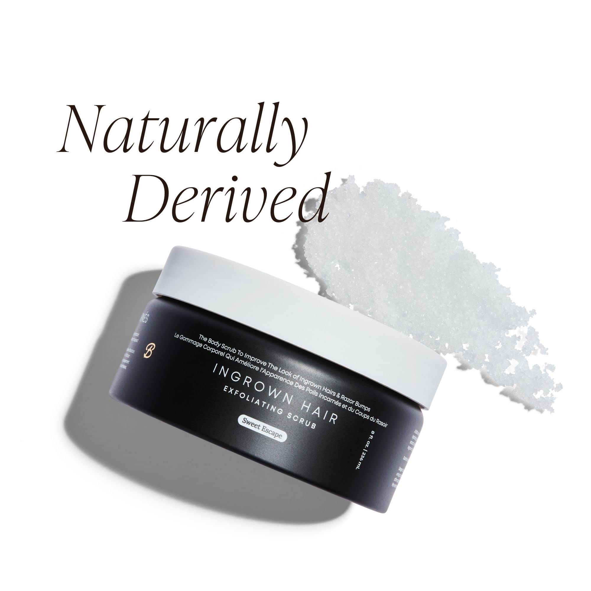 Bushbalm Sweet Escape Exfoliating Scrub - Dark Spots Treatment, Natural Body Scrub Exfoliant for Soft and Glowing Skin, 236 ml