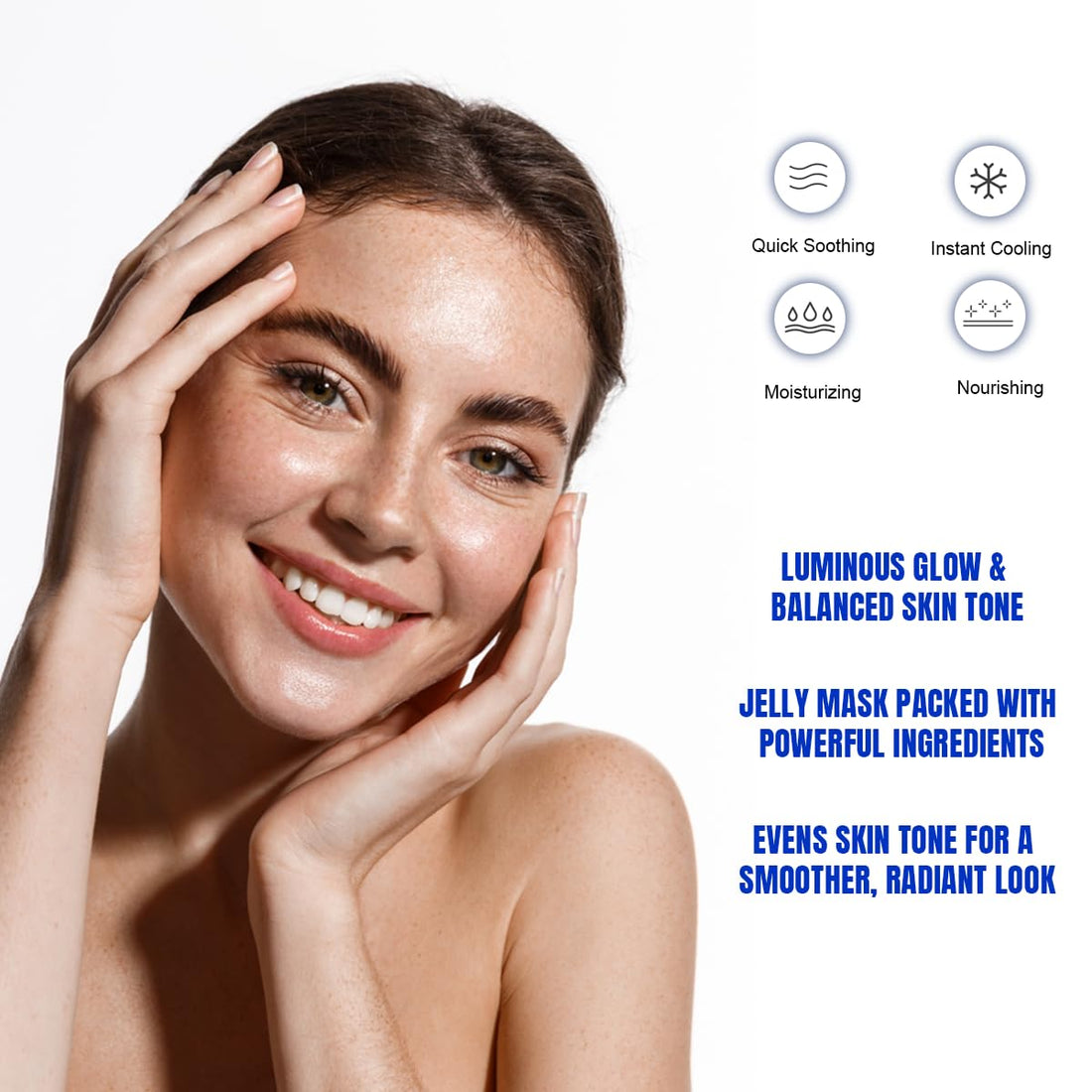 Collagen Face Mask – Deep Hydration & Pore Tightening Facial Mask Set– Bio-Collagen Real Deep Overnight Mask for Women’s Skincare