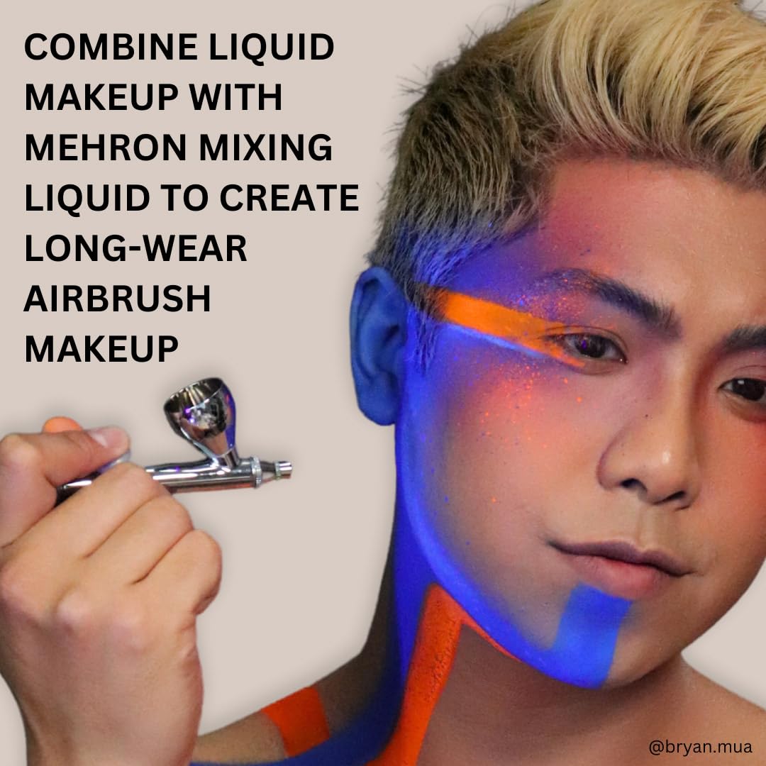 Mehron Professional Liquid Makeup #111 Blue, 4.5 Ounce