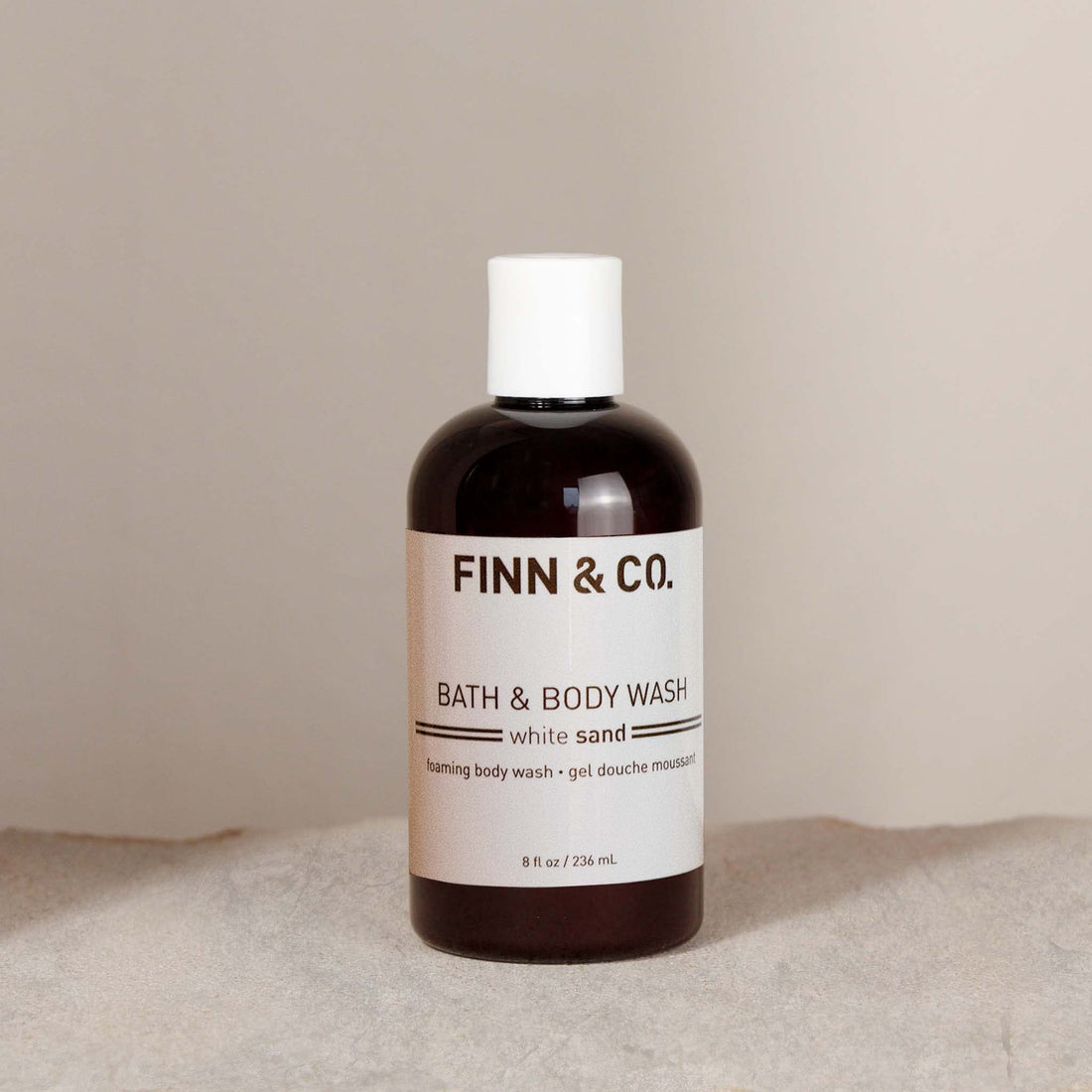 FINN & CO. Bath & Body Wash for Men and Women, Cleanse, Hydrate, Soothe, White Sand Fragrance, 8 oz