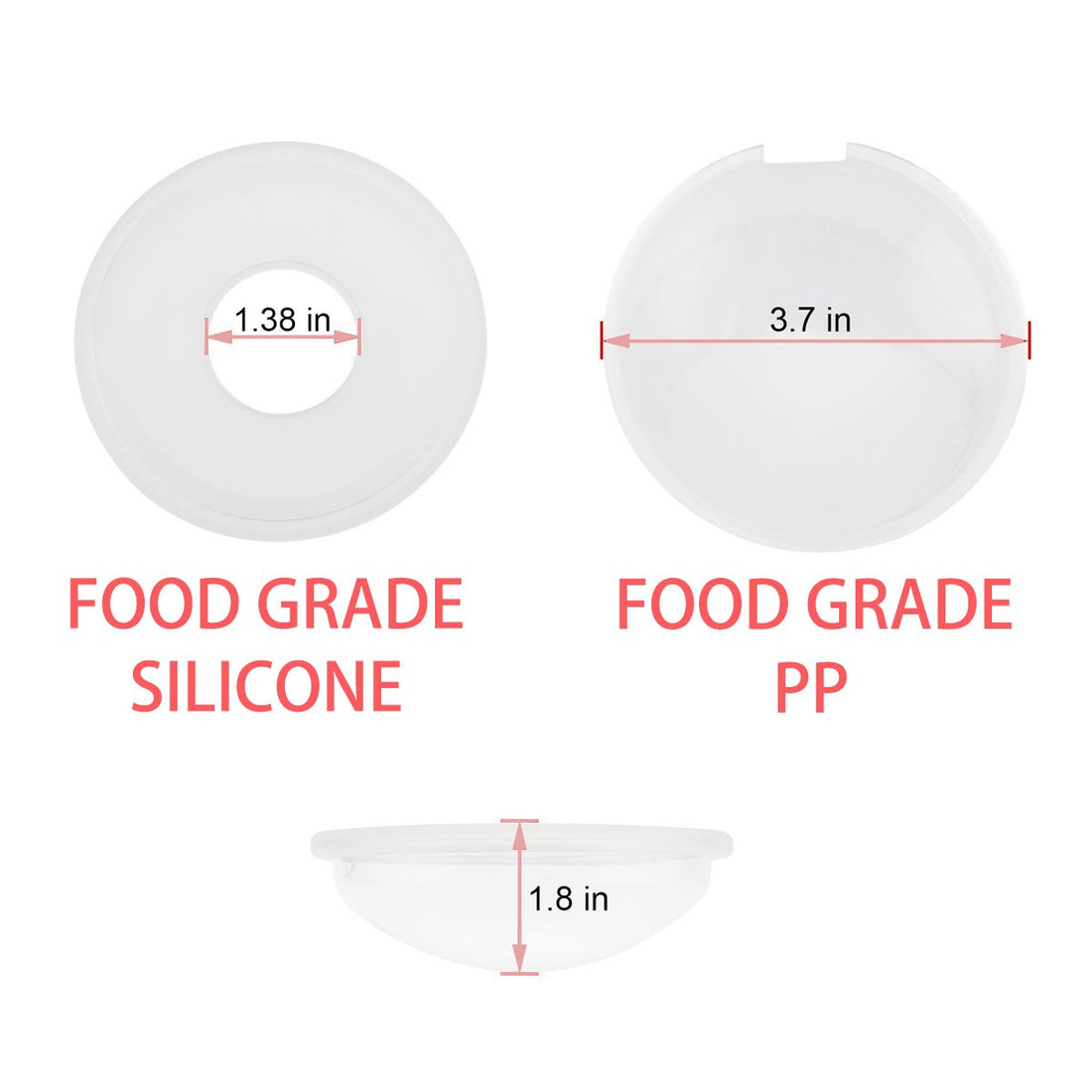 YIYEE Breast Shells Milk Saver for Breastfeeding, 4 Pack BPA Free Breast Shield Nursing Cups Protect Sore Nipples Breast Milk Collection Shells