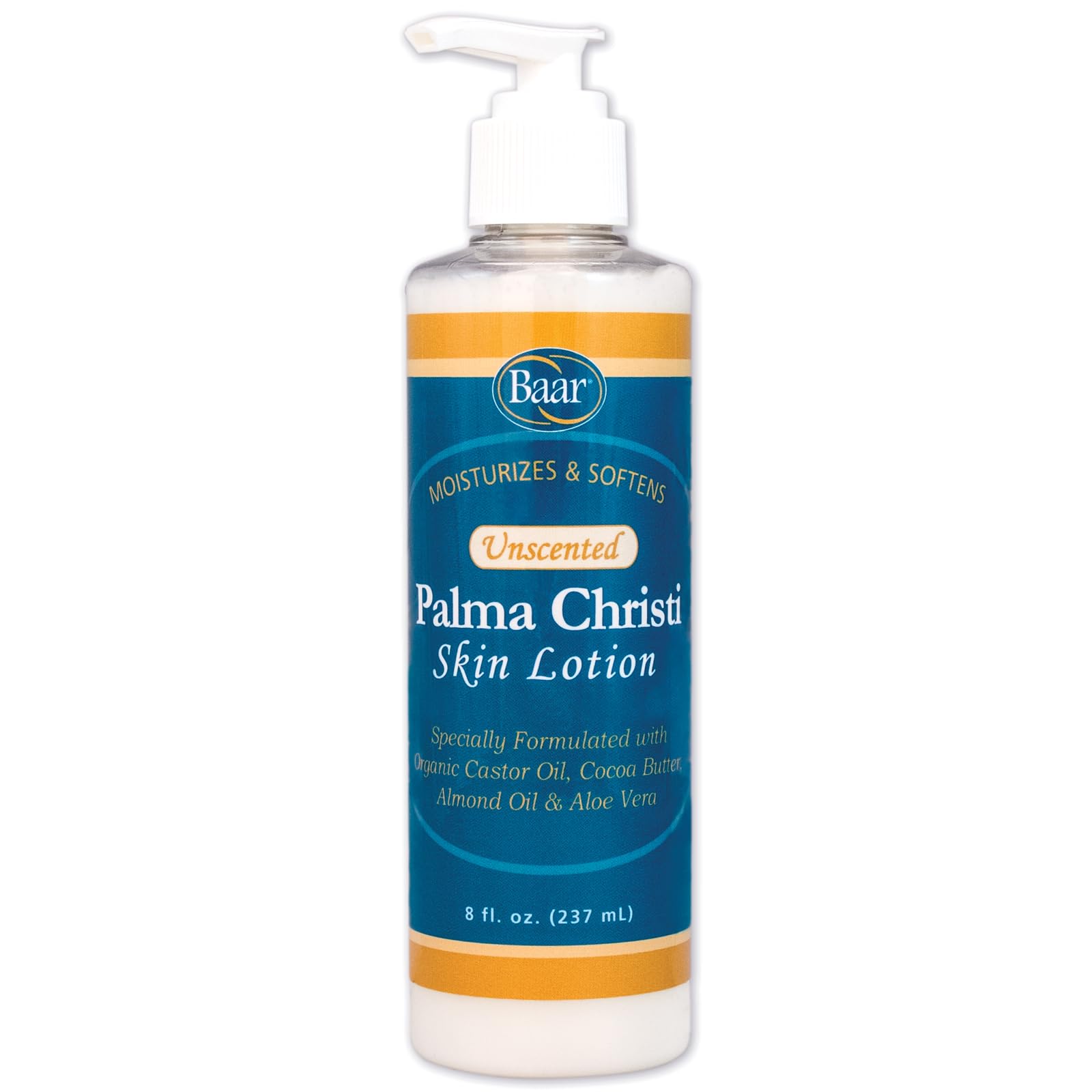 Baar Unscented Palma Christi Skin Lotion, 8 fl. oz.