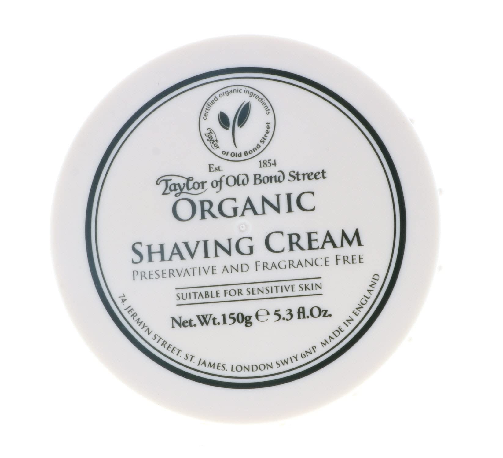 Taylor of Old Bond Street Natural Shaving Cream Bowl, 5.3 Ounce