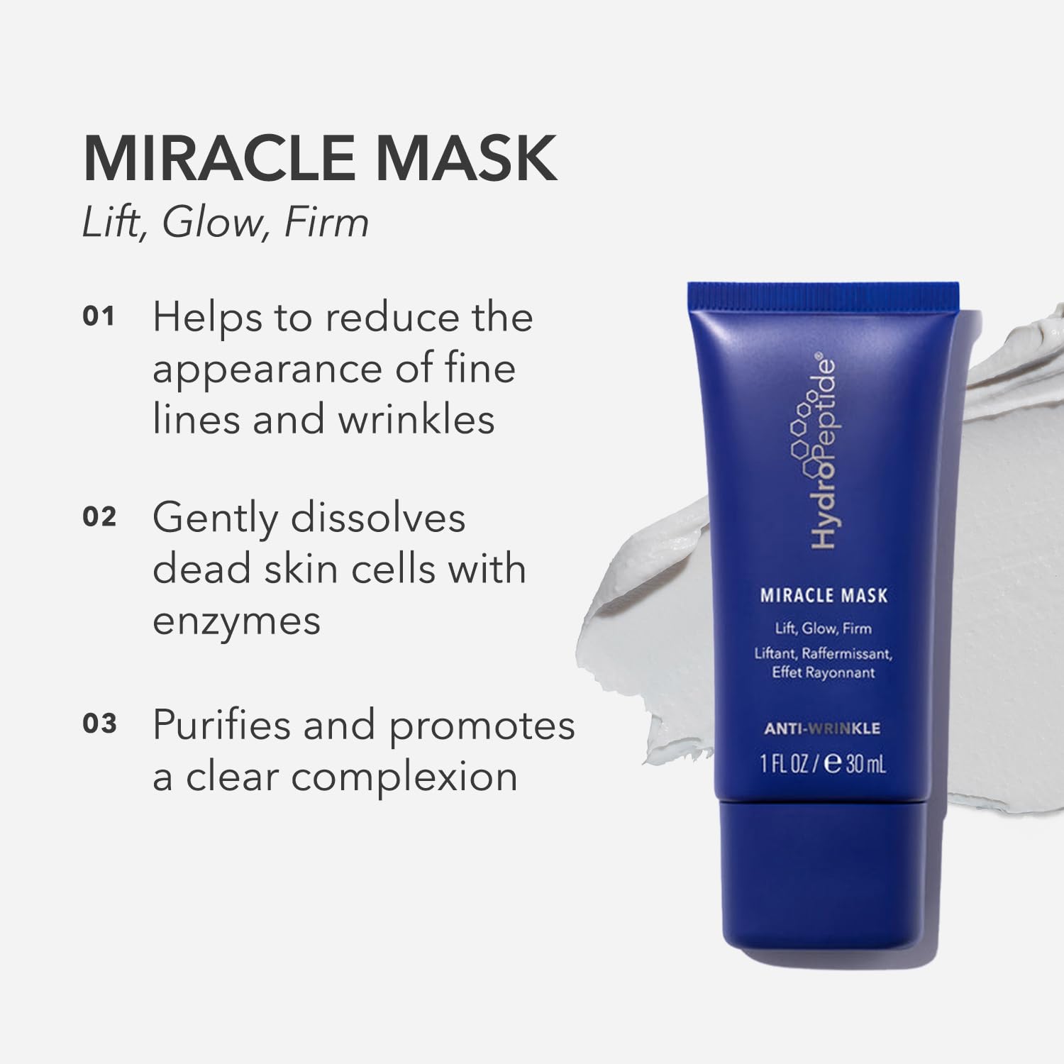 Hydro Peptide Purifying Facial Mask, 0.5 Fluid Ounce