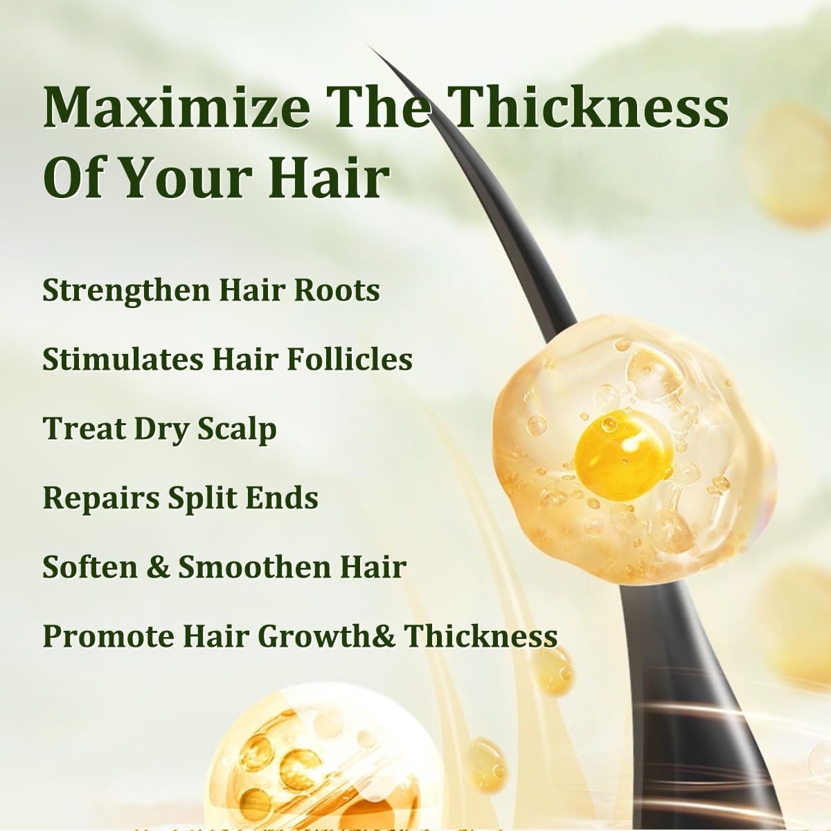 Batana Oil with Rosemary for Hair Growth -100% Pure Natural Hair Growth Oil,Nourishes The Scalp, Eliminates Split Ends, Reduce Hair Loss & Detox Your Scalp (1 Fl Oz) for All Hair Types