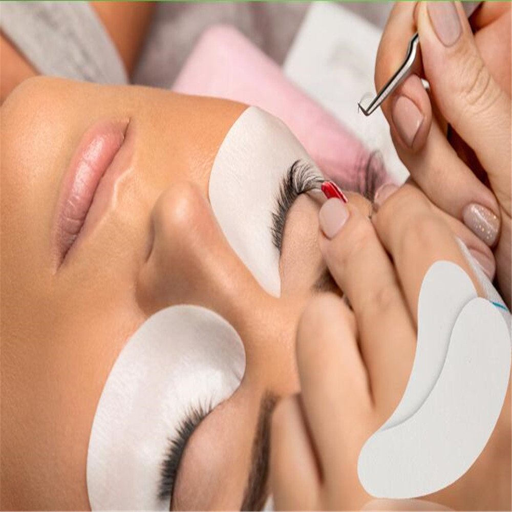 kawagirl 100: Eye Gel Patches, Under Eye Pads Lint Free Lash Extension Eye Gel Patches For Eyelash Extension (100)