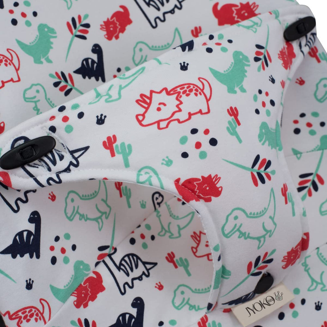 JYOKO Kids Cover Liner Compatible with Baby Bouncer Babybjorn Soft, Balance, Bliss and Mini (Cotton, Dino Party)