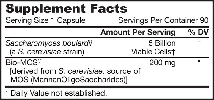 Jarrow Formulas, Saccharomyces Boulardii, 90 Veg Capsules