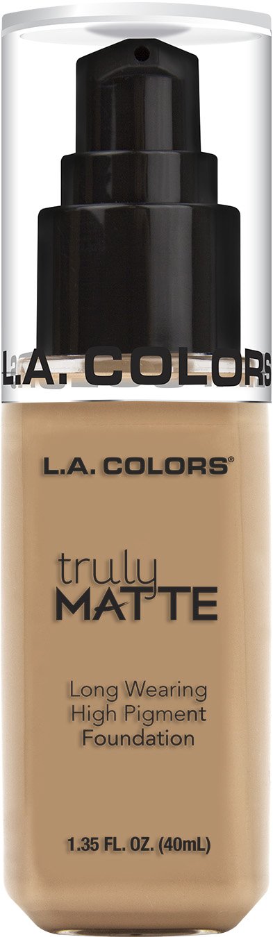 LA Colors Truly Matte Liquid Foundation, Soft Beige, 40ml