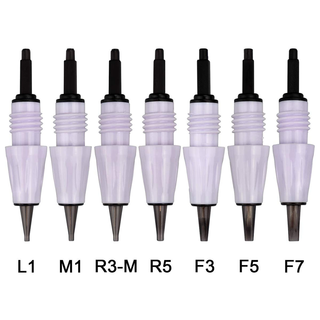 20Pcs Tattoo Needle Cartridges for Permanent Makeup Tattoo Machine Artmex V6,V8,V9,V11 models available size 1R,3R,5R,7R,3F,5F,7F Tattoo Needles (1R/L1)