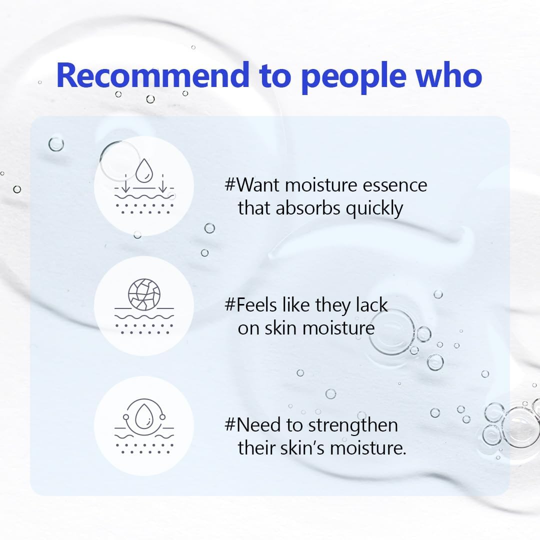 ISNTREE Hyaluronic Acid Water Essence 50ml 1.69 fl.oz | Water Serum | Replenishes moisture | Non-sticky nish