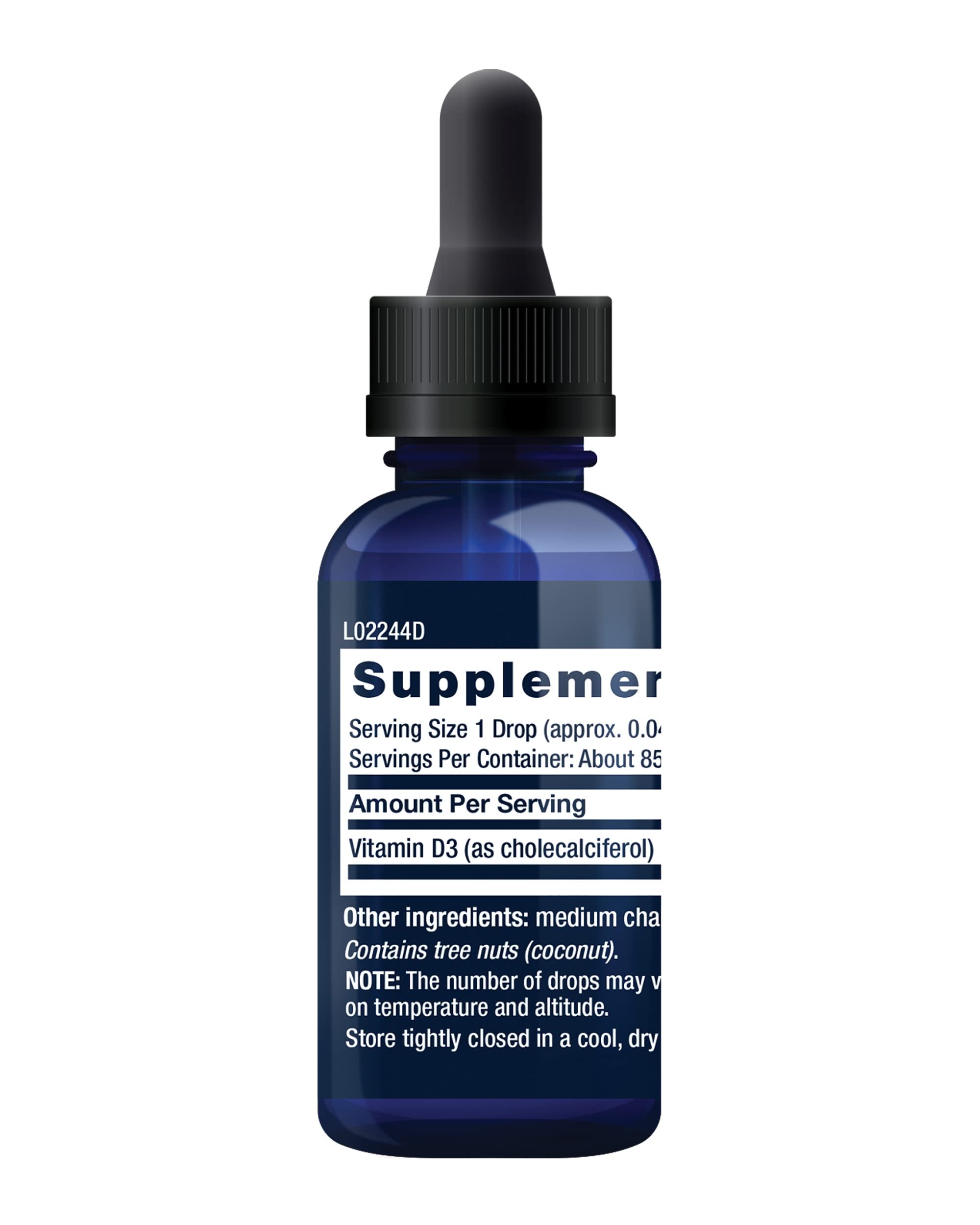 Life Extension Liquid Vitamin D3, 50 mcg (2000 IU), Immune System Support, Bone Health, Whole-Body Health, unflavored, Gluten-Free, Non-GMO, 29.57 ml