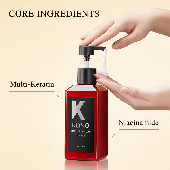 KONO NOURISHING All SOFT SHAMPOO|SALON SERIES|Restores & Repairs Damaged Hair | Hydrating & Moisturizing Formula | Infused with Proteins for Intense Shine
