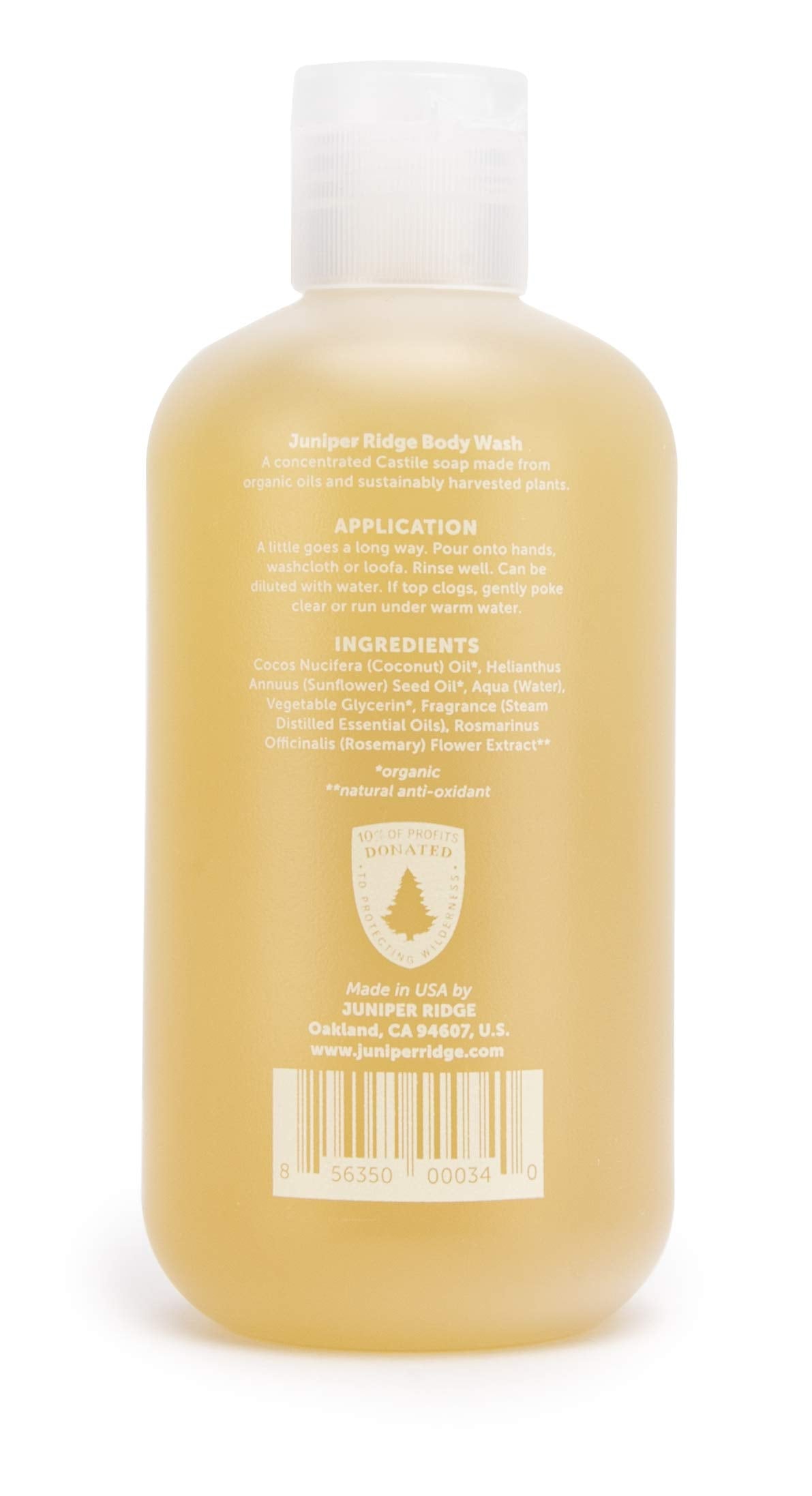 Juniper Ridge Body Wash, Coastal Pine, 8 oz