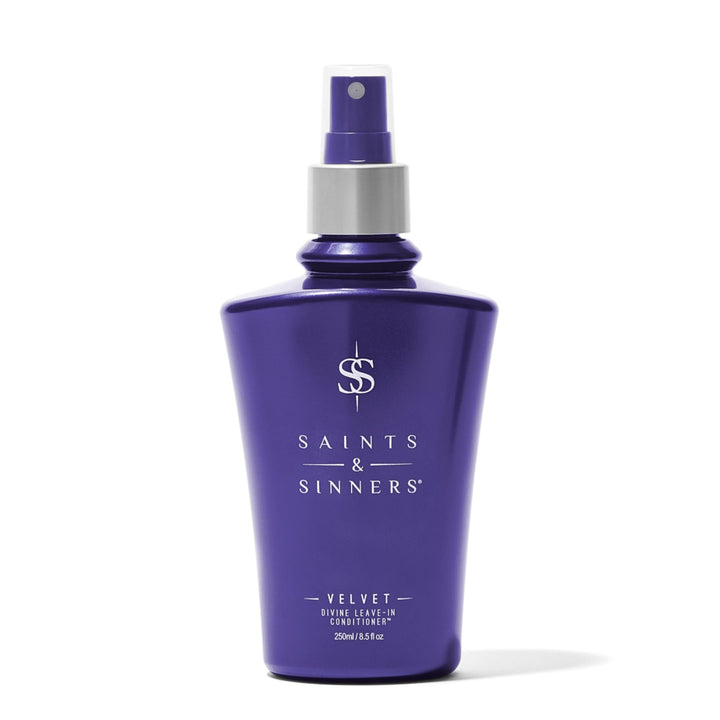 Saints & Sinners Award-Winning Velvet Divine Leave-In Conditioner Spray. Helps Dry, Frizzy, Coarse, Tangled, & Damaged Hair. Adds Moisture & Shine
