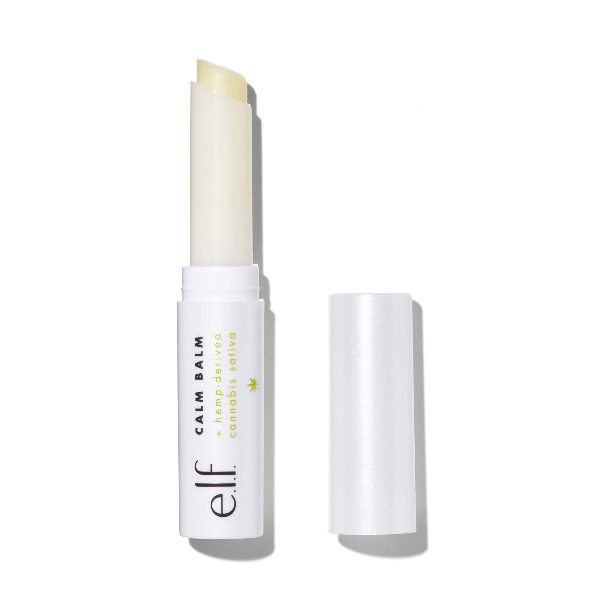 e.l.f. Calm Balm, Hydrates & Nourishes Lips, Infused with Hemp-Derived Cannabis Sativa, 0.07 Oz (1.9g)