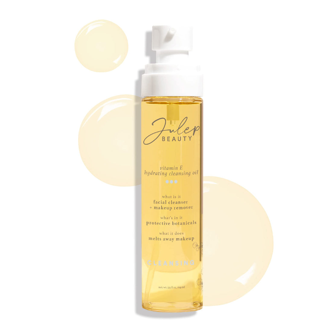 Julep Love Your Bare Face Age-Defying Cleansing Oil and Makeup Remover, Face Wash for Normal to Dry Sensitive Skin, 3.5 Fl Oz