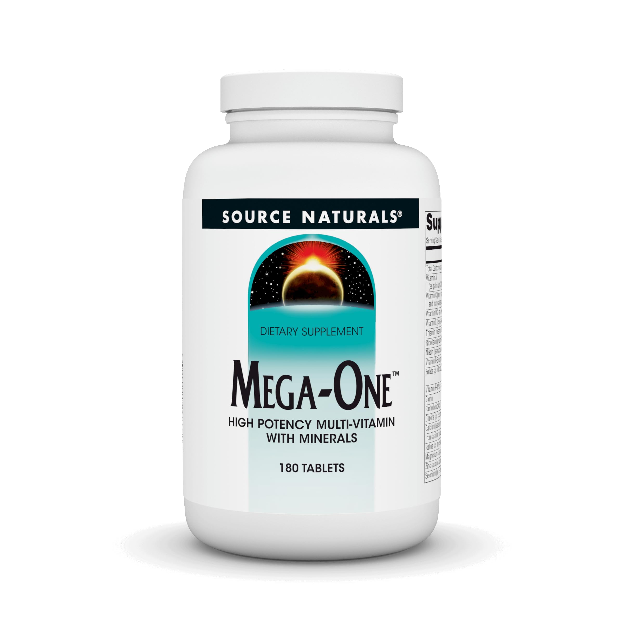Source Naturals Mega-One Multi-Vitamin with Minerals* - 180 Tablets