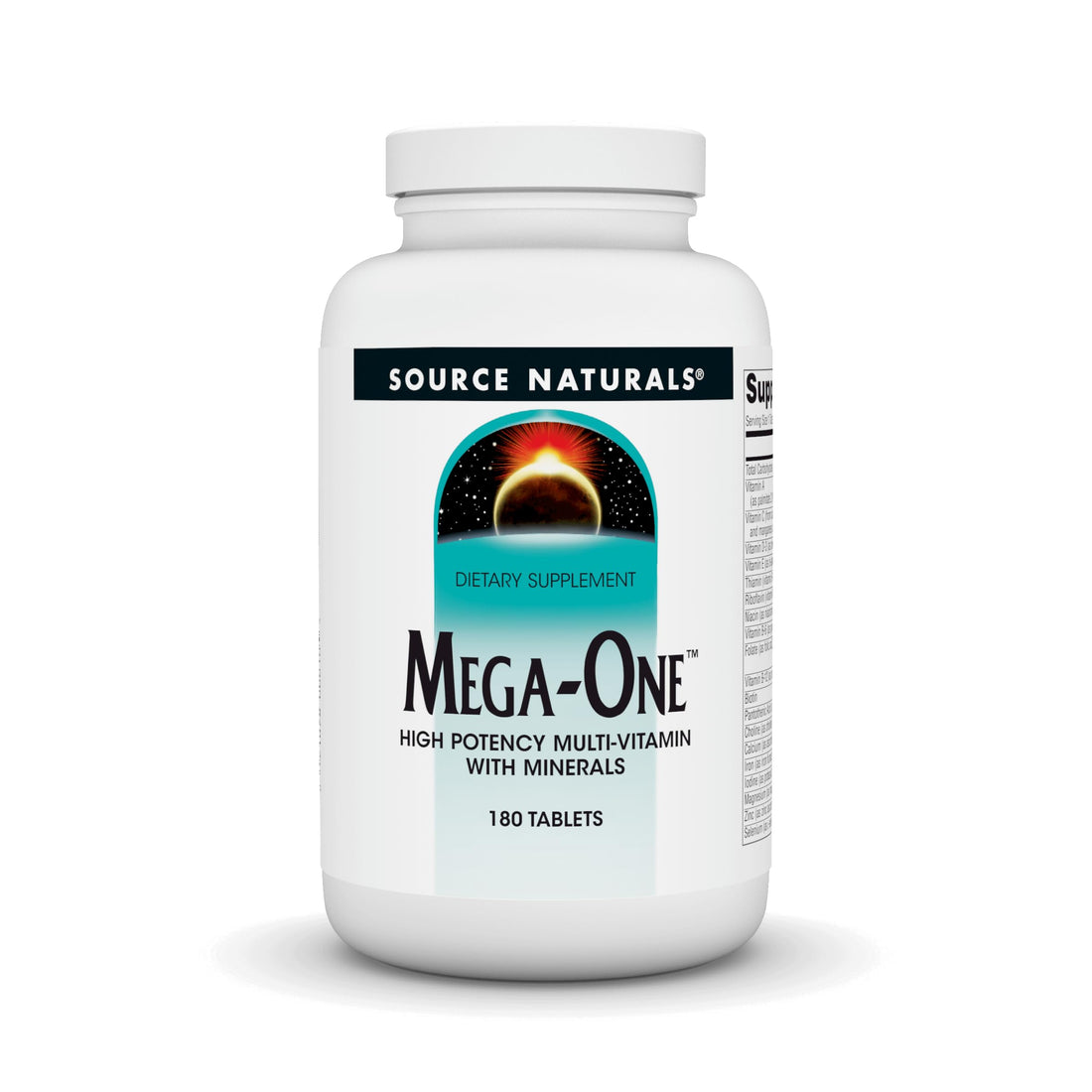 Source Naturals Mega-One Multi-Vitamin with Minerals* - 180 Tablets