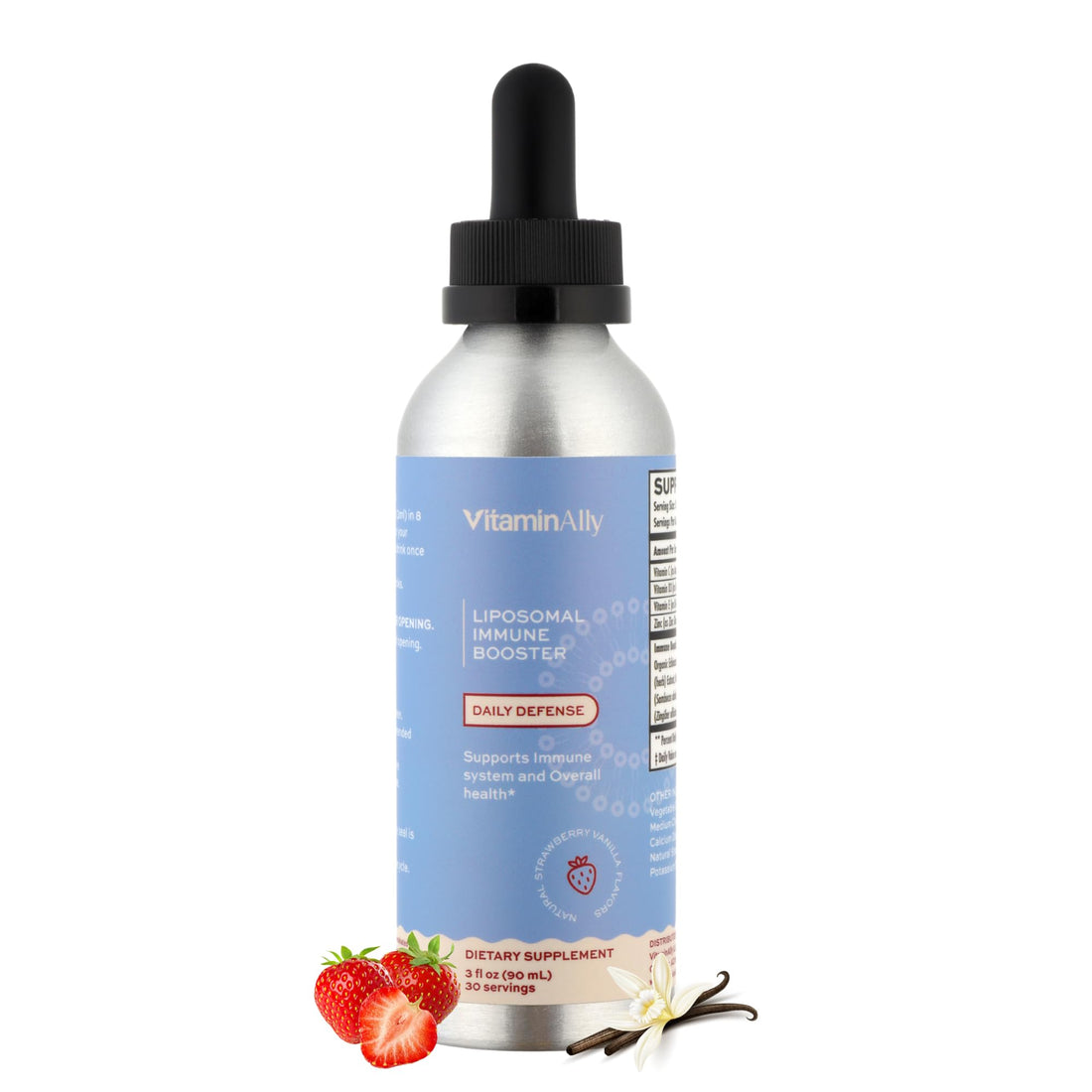 Vitaminally Liposomal Liquid Immune Booster Drops | 7 in 1 | Sugar-Free | Non-GMO | Gluten Free | Supports Immune System | Daily Defense and Overall Wellness