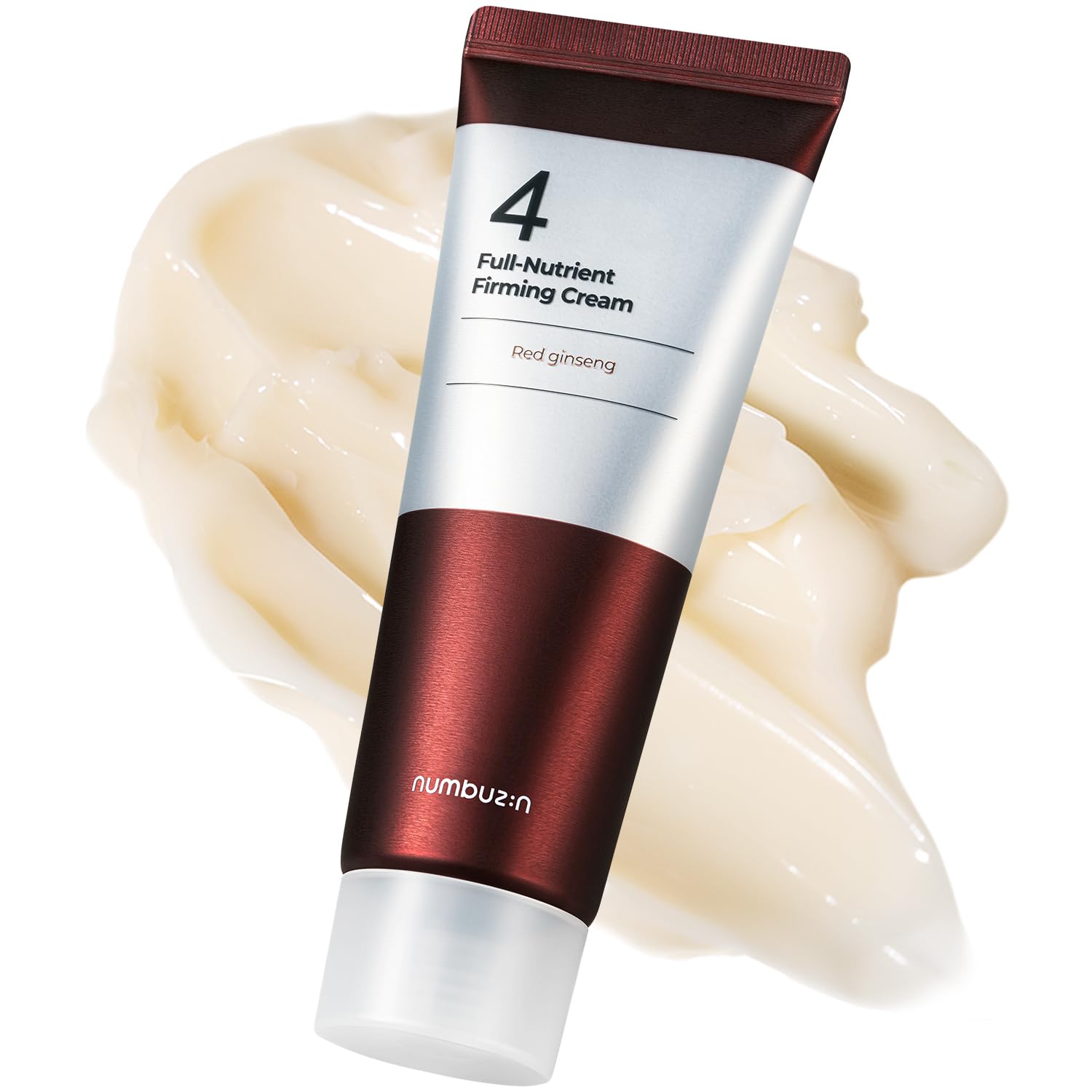 numbuzin No.4 Cream | Full-Nutrient Firming Cream | Skin Elasticity, Wrinkle Care, Anti-aging, Deeply Nourishing, Hydration | Red Ginseng, Panthenol, Niacinamide, Bifida | 2.02 fl. oz.
