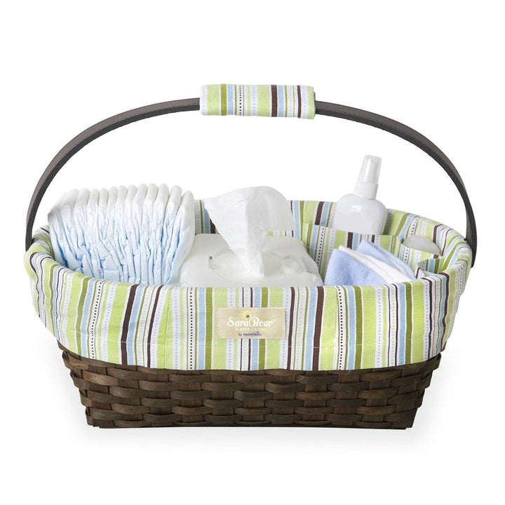 Munchkin Sarabear Portable Diaper Caddy, Yellow Waffle