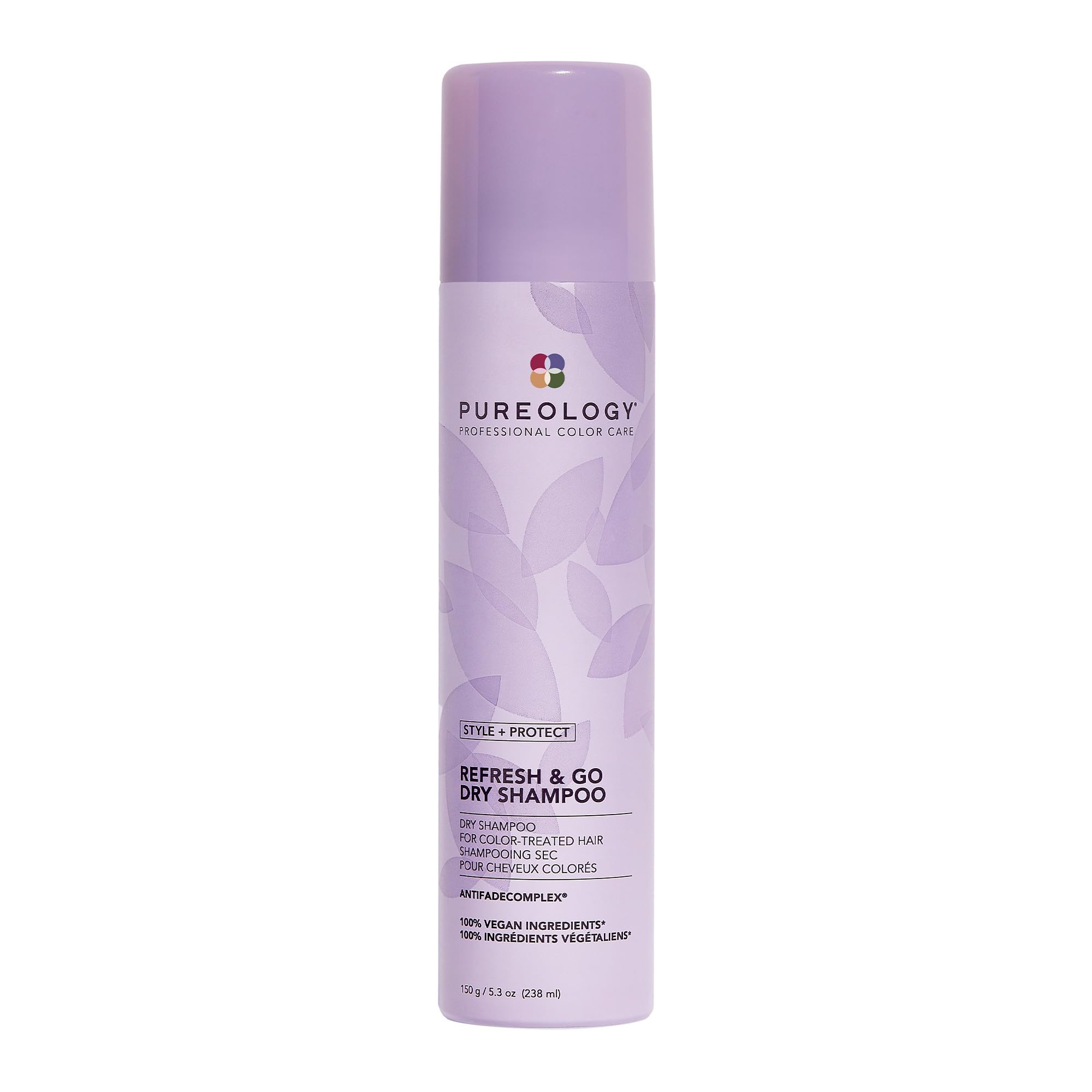 Pureology Style + Protect Refresh & Go Dry Shampoo | For Oily, Color-Treated Hair | Volumizing & Protective Dry Shampoo | Silicone-Free | Vegan | Updated Packaging | 5.3 Oz. |
