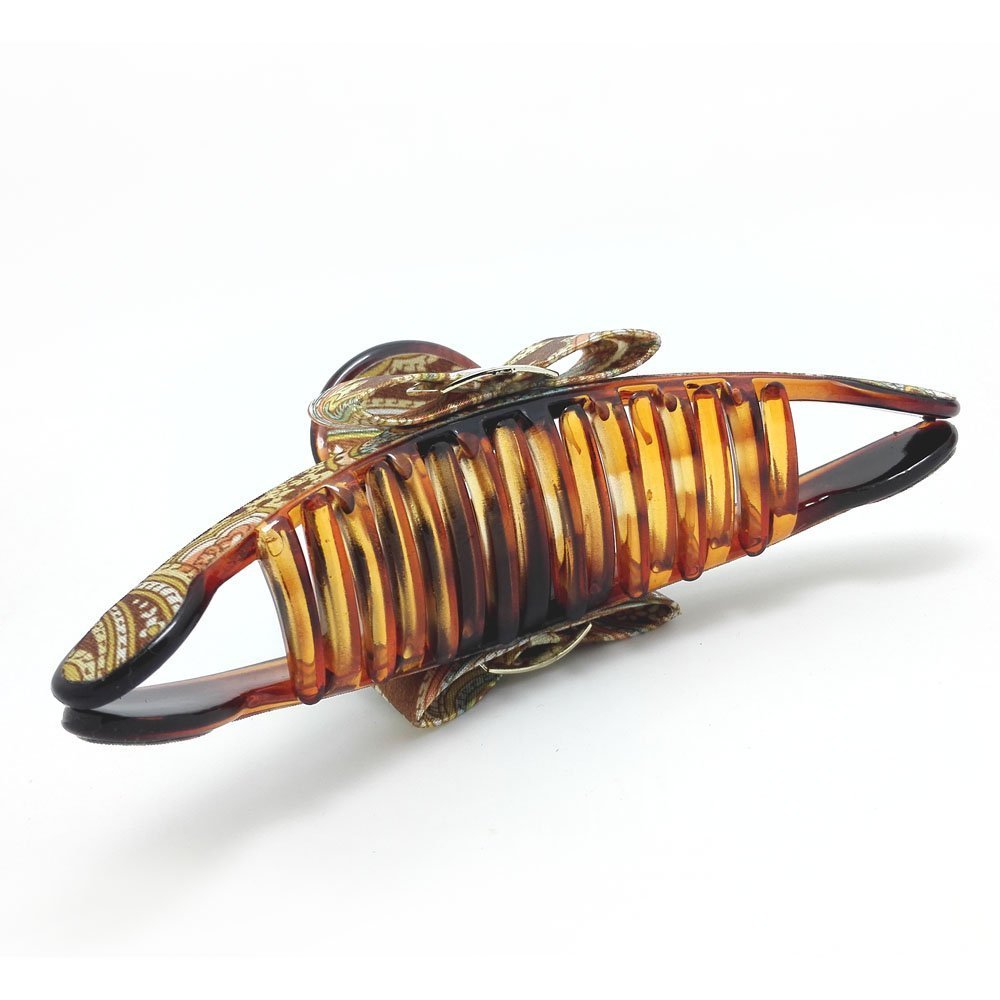 Meilliwish Noble Beautiful Lady Hair Claw Clip (D25)(Brown)