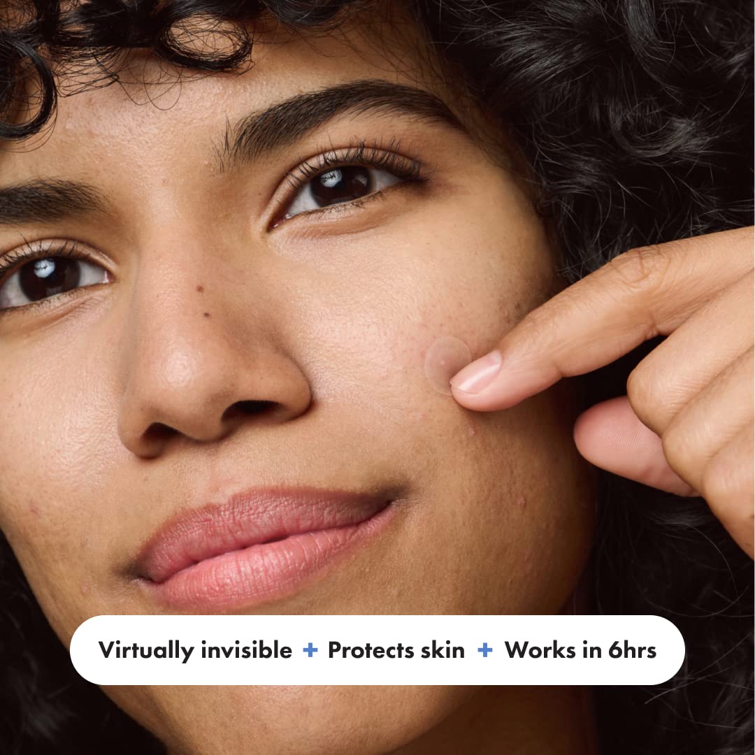Mighty Patch™ Invisible+ Patch - Daytime Hydrocolloid Acne Pimple Patches for Covering Zits and Blemishes, Ultra Thin Spot Stickers for Face and Skin (24 Medium and 15 Small Patches)